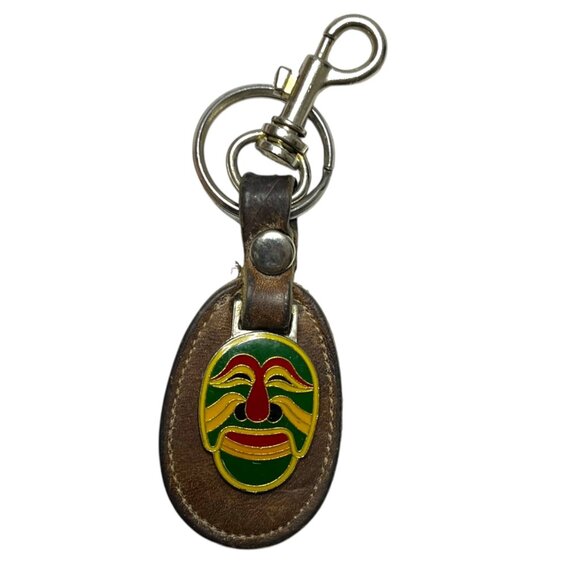 VTG Korea Jeju Island Keychain Korean Souvenir Tiki S.H.‎ Asian - Picture 1 of 5